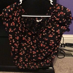 Floral crop top